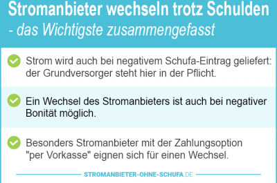 Stromanbieter wechseln trotz Schulden 2026 – So gelingt der Wechsel