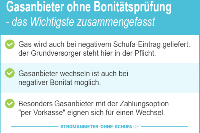 Gasanbieter ohne Bonitätsprüfung 2026: so gelingt der Wechsel!
