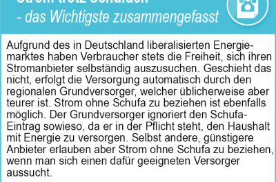 Strom trotz Schulden 2026 – so zum neuen Anbieter wechseln